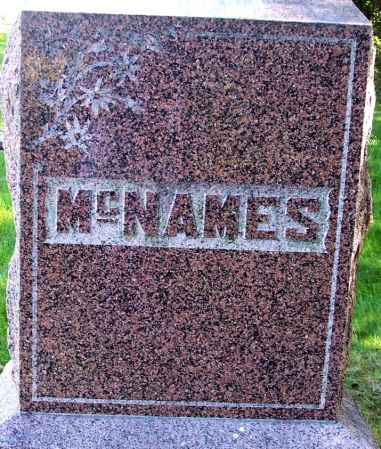 MCNAMES, FAMILY MEMORIAL - Pocahontas County, Iowa | FAMILY MEMORIAL MCNAMES 
