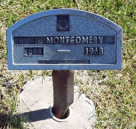 MONTGOMERY, JOHN HUTCHINSON - Pocahontas County, Iowa | JOHN HUTCHINSON MONTGOMERY 