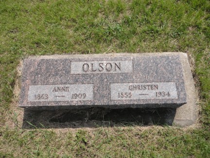 ANDERSON OLSON, ANNE - Pocahontas County, Iowa | ANNE ANDERSON OLSON 