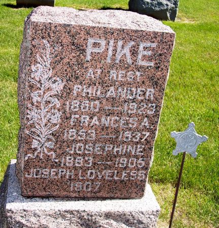 PIKE, JOSEPHINE - Pocahontas County, Iowa | JOSEPHINE PIKE 