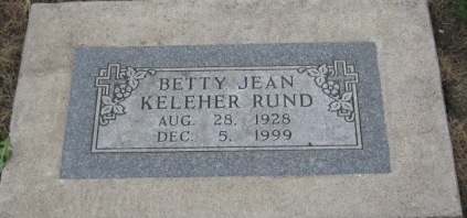 RUND, BETTY JEAN KELEHER - Pocahontas County, Iowa | BETTY JEAN KELEHER RUND 