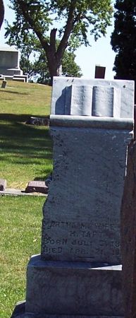 TAFT, MARTHA MELINDA - Pocahontas County, Iowa | MARTHA MELINDA TAFT 