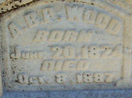 WOOD, ALPHEUS BOWAN PUTNAM - Pocahontas County, Iowa | ALPHEUS BOWAN PUTNAM WOOD 