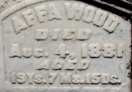 WOOD, AFFA - Pocahontas County, Iowa | AFFA WOOD 