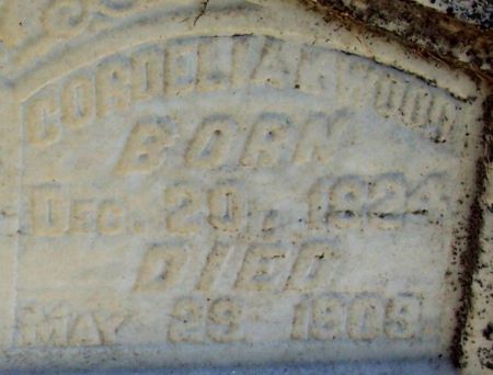 WOOD, CORDELIA M - Pocahontas County, Iowa | CORDELIA M WOOD 