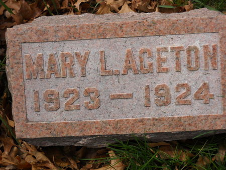 AGETON, MARY L. - Polk County, Iowa | MARY L. AGETON 