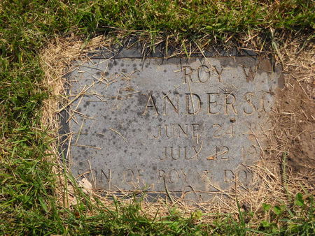 ANDERSON, ROY W. - Polk County, Iowa | ROY W. ANDERSON 