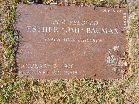 HOF BAUMAN, ESTHER CORNELIA 