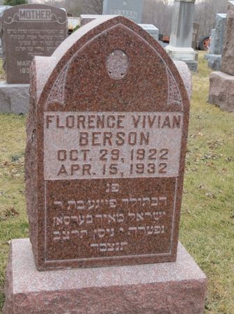 BERSON, FLORENCE VIVIAN - Polk County, Iowa | FLORENCE VIVIAN BERSON 