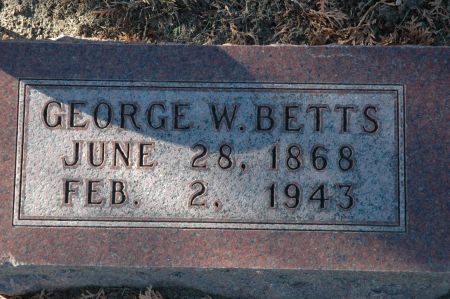 BETTS, GEORGE  W. - Polk County, Iowa | GEORGE  W. BETTS 