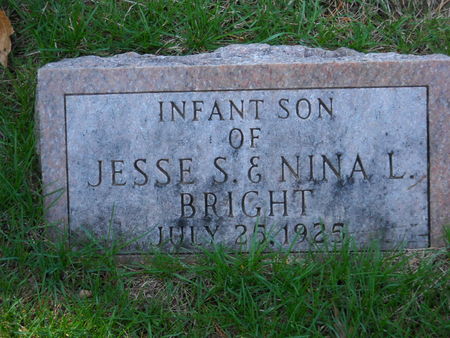 BRIGHT, INFANT SON - Polk County, Iowa | INFANT SON BRIGHT 