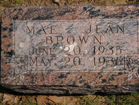 BROWN, MAE JEAN - Polk County, Iowa | MAE JEAN BROWN 