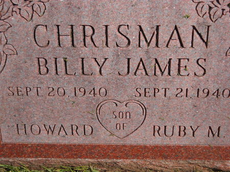 CHRISMAN, BILLY JAMES - Polk County, Iowa | BILLY JAMES CHRISMAN 