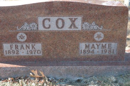 COX, FRANK - Polk County, Iowa | FRANK COX 