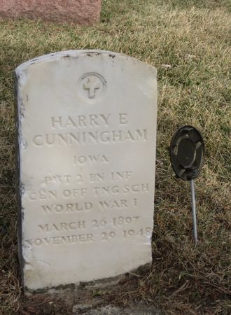 CUNNINGHAM, HARRY E. - Polk County, Iowa | HARRY E. CUNNINGHAM 