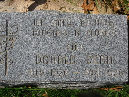 DEAN, DONALD - Polk County, Iowa | DONALD DEAN 