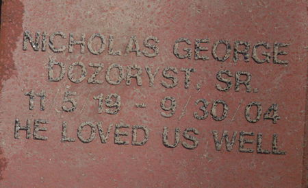 DOZORYST, SR., NICHOLAS  GEORGE - Polk County, Iowa | NICHOLAS  GEORGE DOZORYST, SR. 