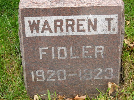 FIDLER, WARREN T. - Polk County, Iowa | WARREN T. FIDLER 