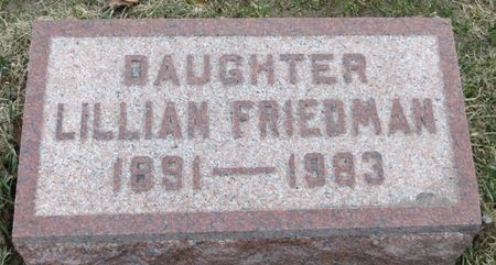 FRIEDMAN, LILLIAN - Polk County, Iowa | LILLIAN FRIEDMAN 