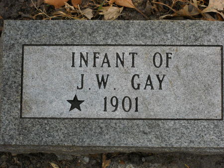 GAY, INFANT OF J.W. - Polk County, Iowa | INFANT OF J.W. GAY 