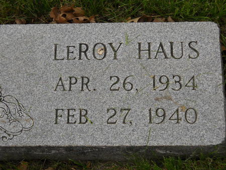 HAUS, LEROY - Polk County, Iowa | LEROY HAUS 