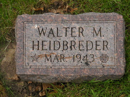 HEIDBREDER, WALTER M. - Polk County, Iowa | WALTER M. HEIDBREDER 