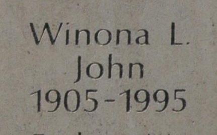 JOHN, WINONA  L. - Polk County, Iowa | WINONA  L. JOHN 