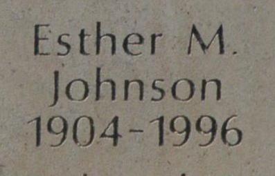 JOHNSON, ESTHER  MATILDA - Polk County, Iowa | ESTHER  MATILDA JOHNSON 