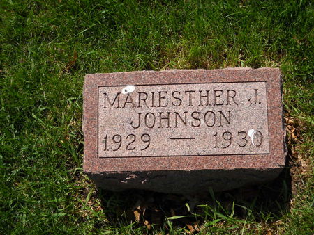 JOHNSON, MARIESTHER J. - Polk County, Iowa | MARIESTHER J. JOHNSON 