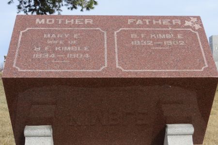 KIMBLE, MARY E. - Polk County, Iowa | MARY E. KIMBLE 