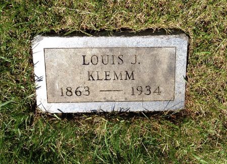 KLEMM, LOUIS JOSEPH - Polk County, Iowa | LOUIS JOSEPH KLEMM 