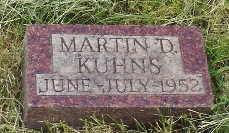 KUHNS, MARTIN D. - Polk County, Iowa | MARTIN D. KUHNS 