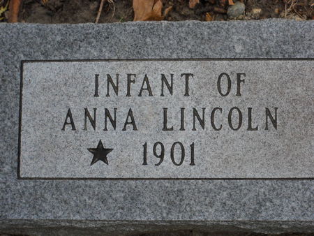 LINCOLN, INFANT OF ANNA - Polk County, Iowa | INFANT OF ANNA LINCOLN 