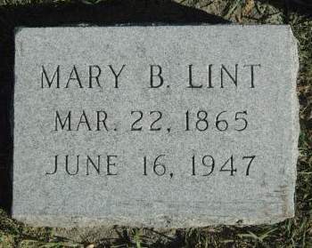 LINT, MARY  B. - Polk County, Iowa | MARY  B. LINT 