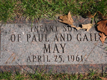 MAY, INFANT SON - Polk County, Iowa | INFANT SON MAY 