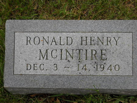 MCINTIRE, RONALD HENRY - Polk County, Iowa | RONALD HENRY MCINTIRE 