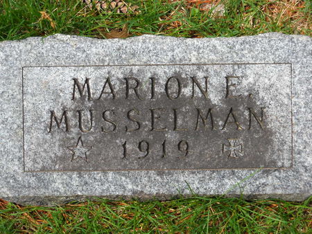 MUSSELMAN, MARION E. - Polk County, Iowa | MARION E. MUSSELMAN 