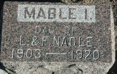 NAGLE, MABLE  I. - Polk County, Iowa | MABLE  I. NAGLE 