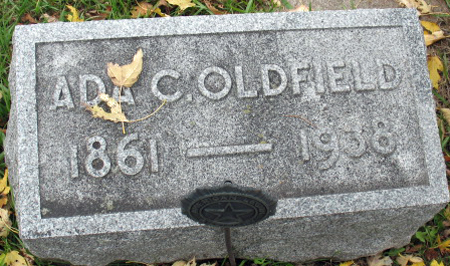 OLDFIELD, ADA C. - Polk County, Iowa | ADA C. OLDFIELD 