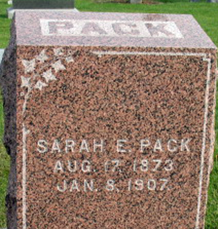 PACK, SARAH E. - Polk County, Iowa | SARAH E. PACK 