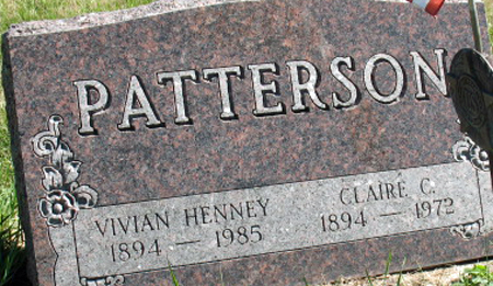HENNEY PATTERSON, VIVIAN - Polk County, Iowa | VIVIAN HENNEY PATTERSON 