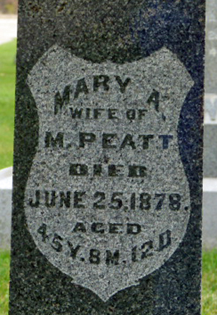 PEATT, MARY A. - Polk County, Iowa | MARY A. PEATT 