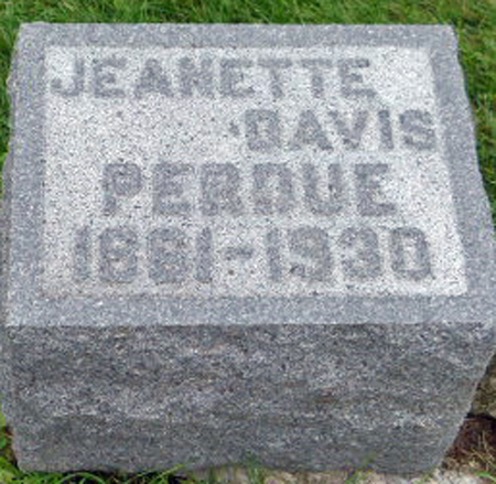 DAVIS PERDUE, JEANETTE - Polk County, Iowa | JEANETTE DAVIS PERDUE 