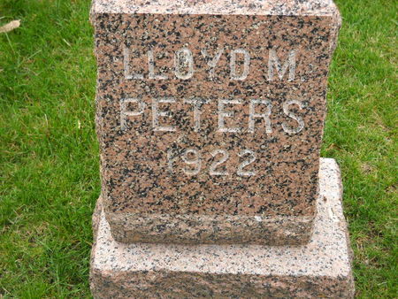 PETERS, LLOYD M. - Polk County, Iowa | LLOYD M. PETERS 