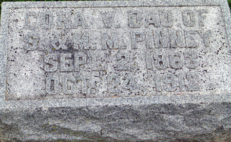 PINNEY, CORA V. - Polk County, Iowa | CORA V. PINNEY 