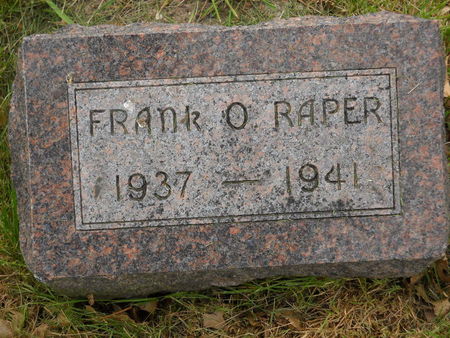 RAPER, FRANK O. - Polk County, Iowa | FRANK O. RAPER 