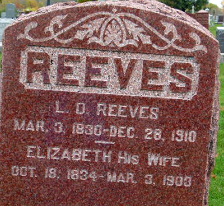 REEVES, L. D. - Polk County, Iowa | L. D. REEVES 
