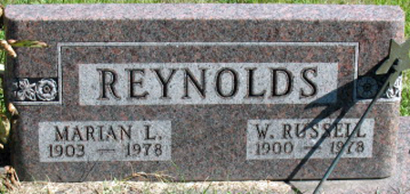 REYNOLDS, W. RUSSELL - Polk County, Iowa | W. RUSSELL REYNOLDS 