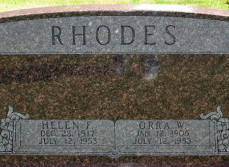 RHODES, HELEN F. - Polk County, Iowa | HELEN F. RHODES 