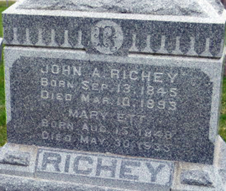 RICHEY, JOHN A. - Polk County, Iowa | JOHN A. RICHEY 